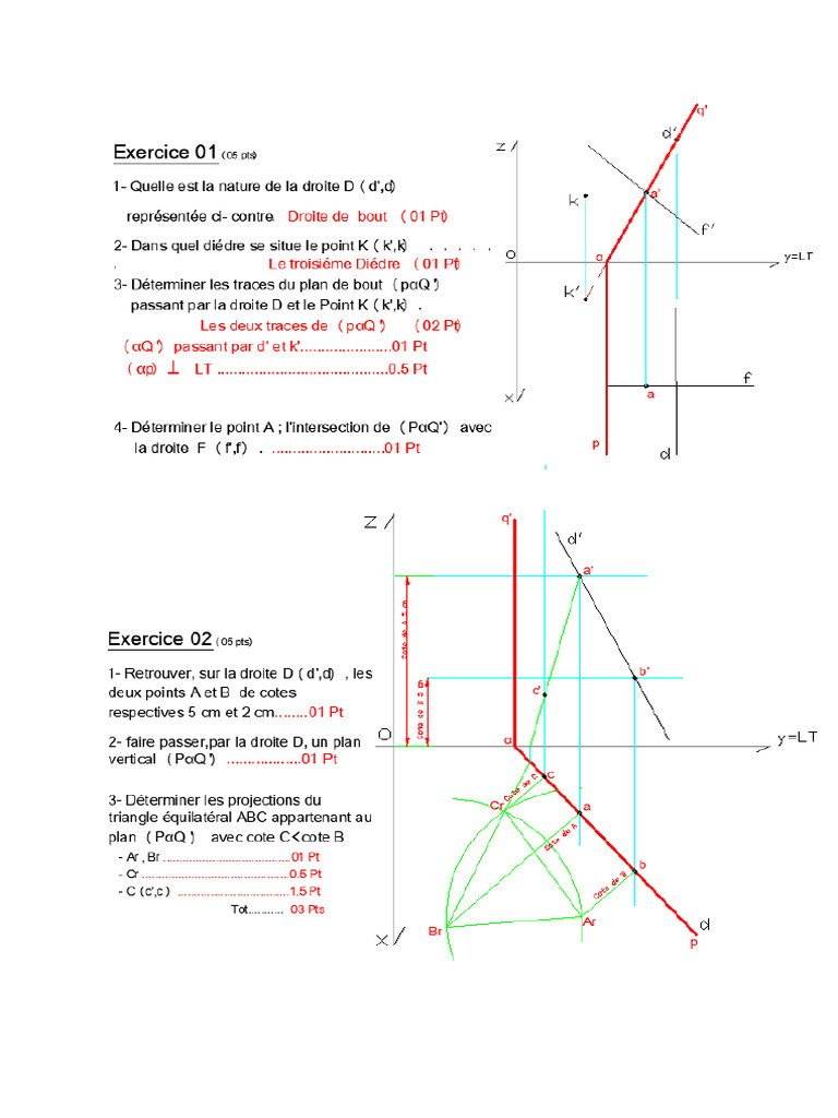EMD (2023-24) - Correction Et BarÃ©me | PDF