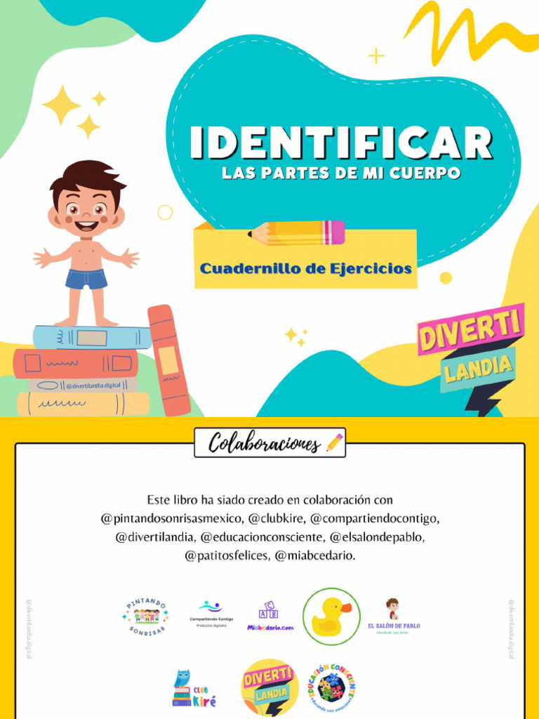 Partes Del Cuerpo Preescolar - Compressed | PDF