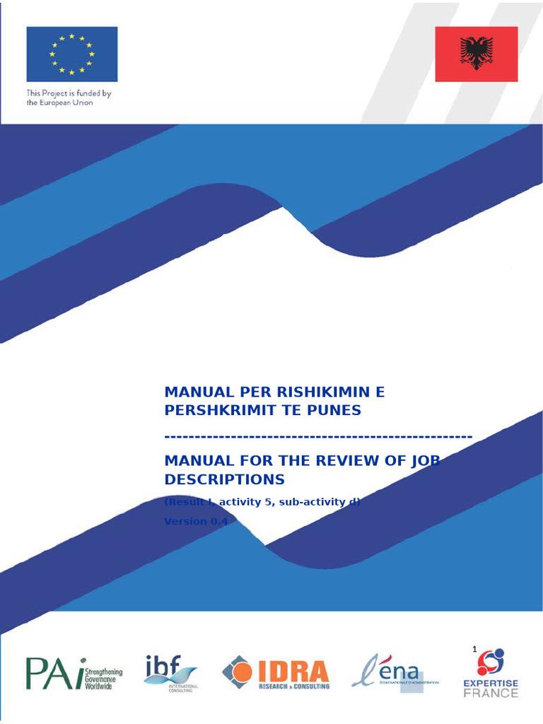 I.5.d - Final - Manual For Job Description - 31jan2020 - v0.4 1 - Final ...