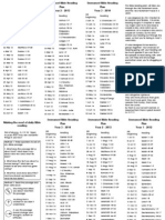 3 Year Bible Reading Plan 2012