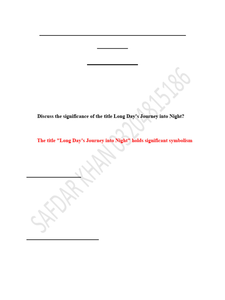 American Literature Past Papers Analysis | PDF | Narration