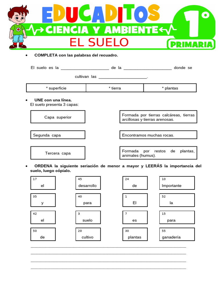 Tipos de Suelo para Niños de Primaria | PDF | Suelo | Ciencia del suelo