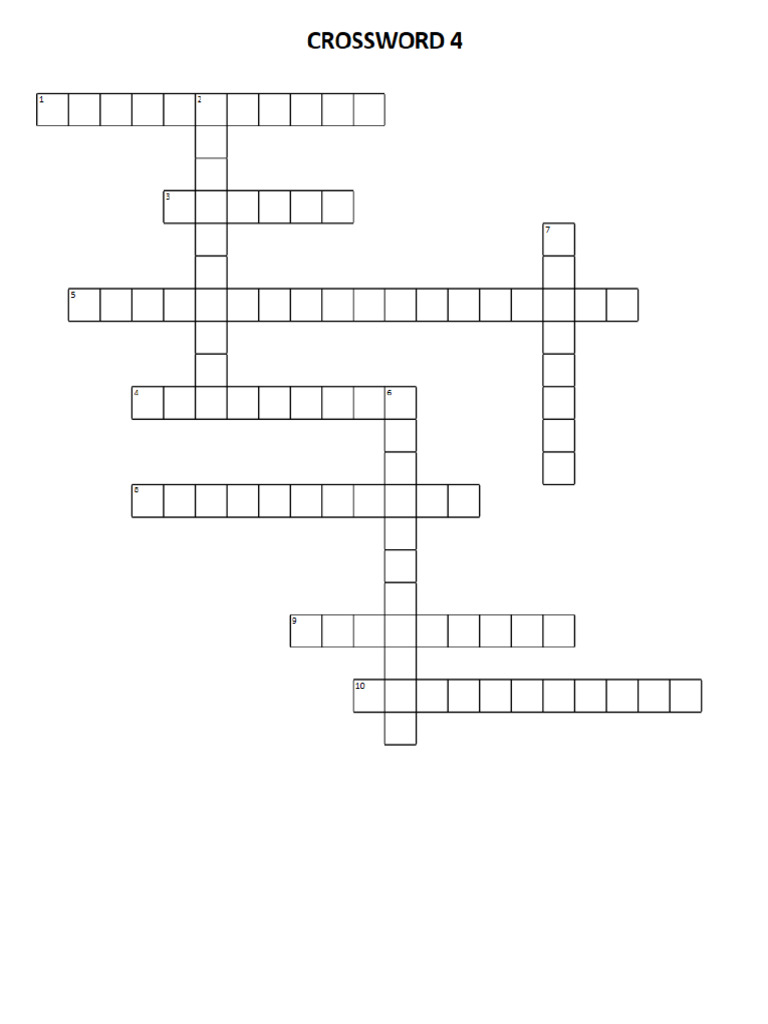 Crossword Puzzle (4) (3 Files Merged) PDF
