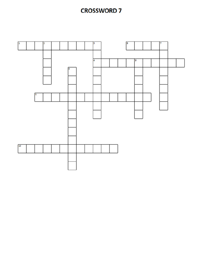 Crossword Puzzle (7) (3 files merged) PDF