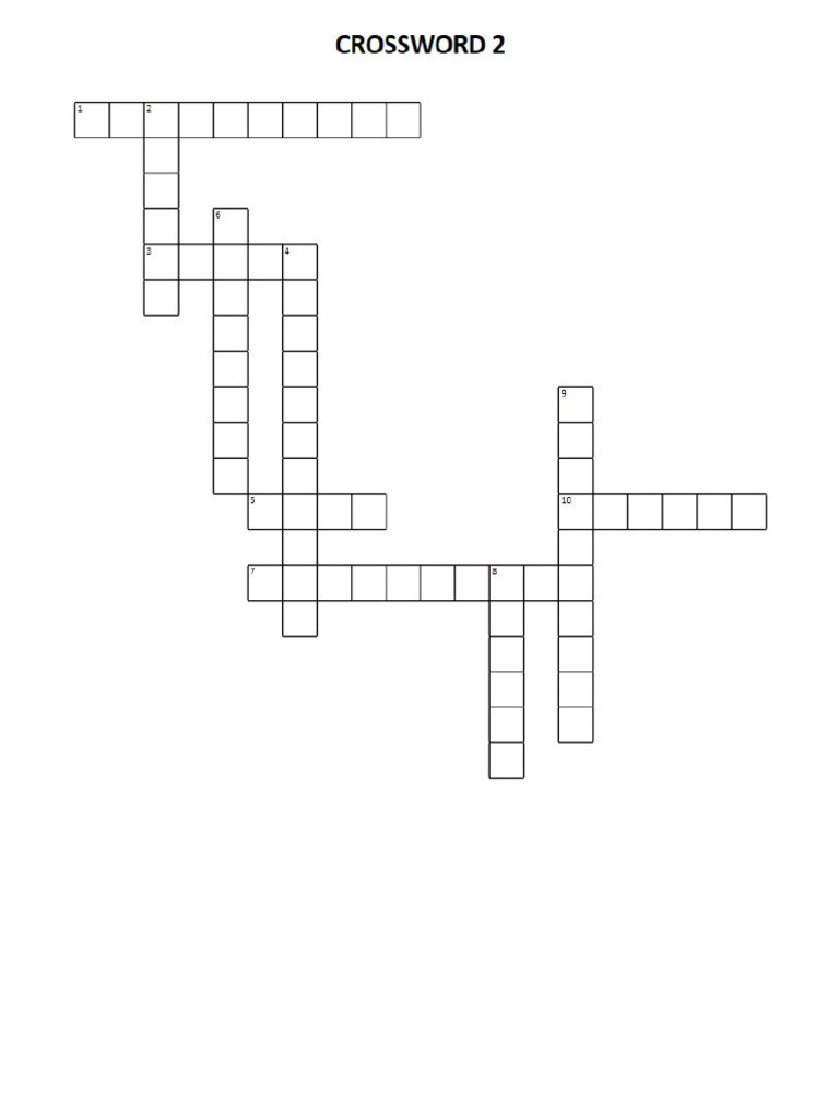 Crossword Puzzle (2) (3 Files Merged) | PDF