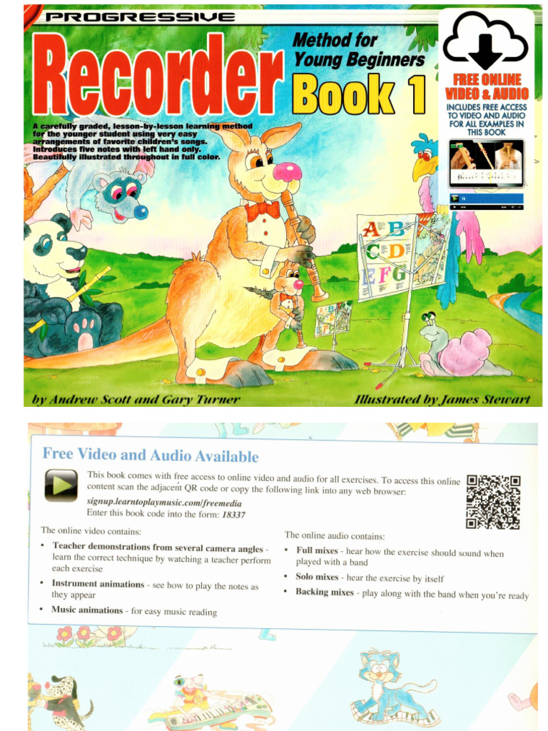 Recorder Progresive Book 1 | PDF