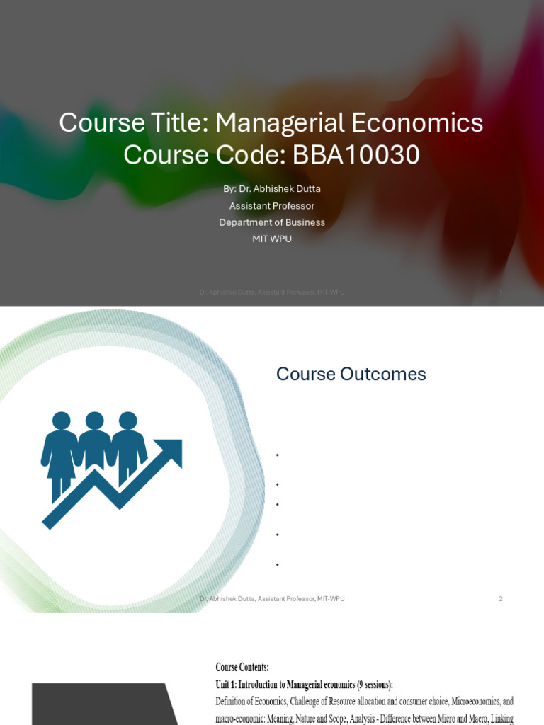 BBA Unit 1 | PDF