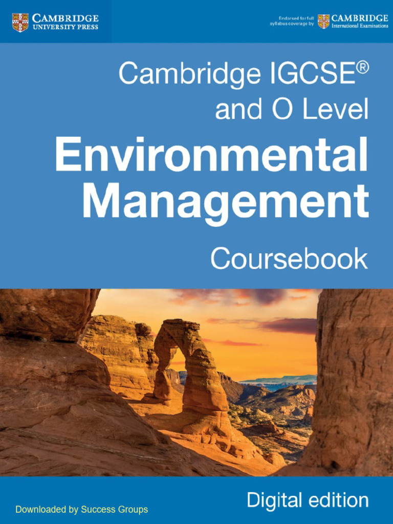 IGCSE Environmental Management Coursebook Digital Edition | PDF