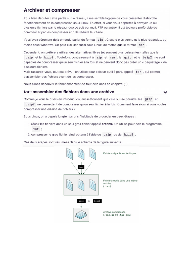 CHP15 - Archiver Et Compresser | PDF