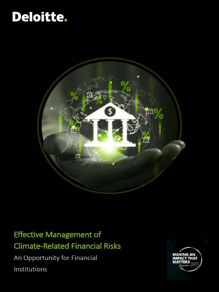 Managing Climate Financial Risks for FIs | PDF | Risk | Risk Management