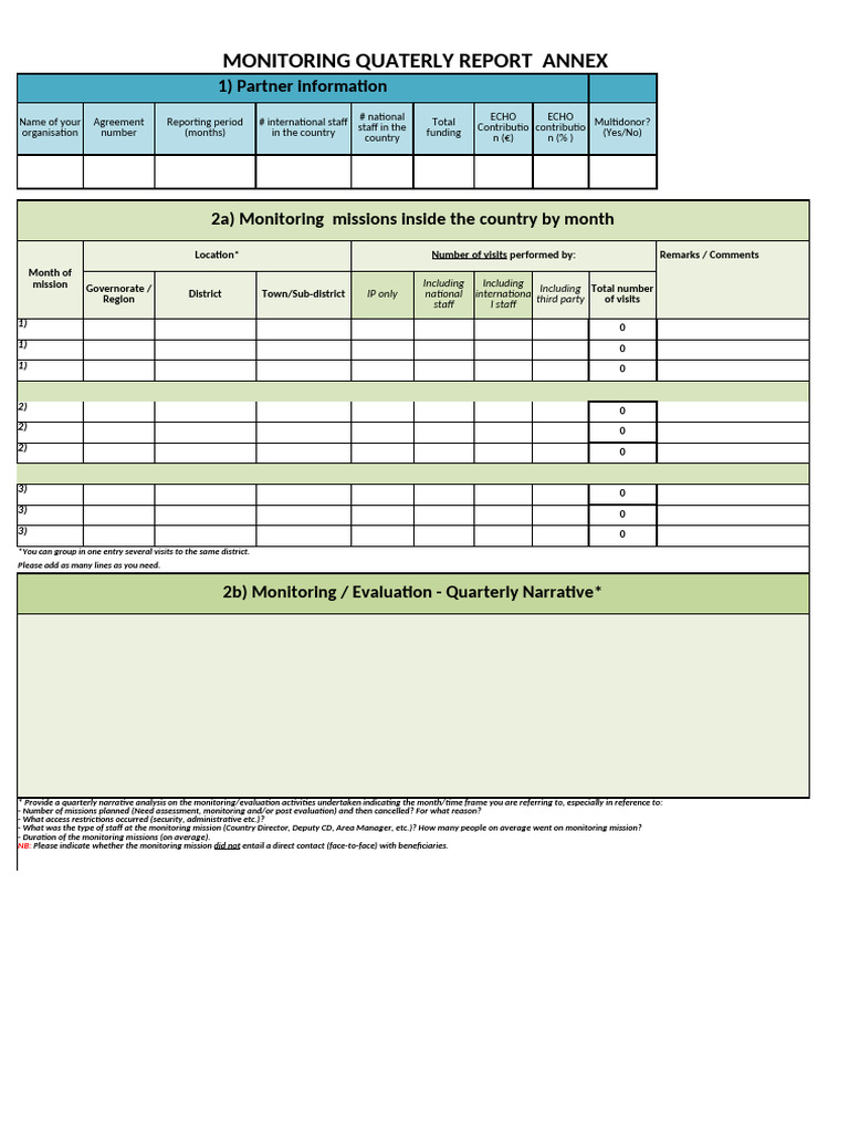 Remote Mangement Reporting Form | PDF