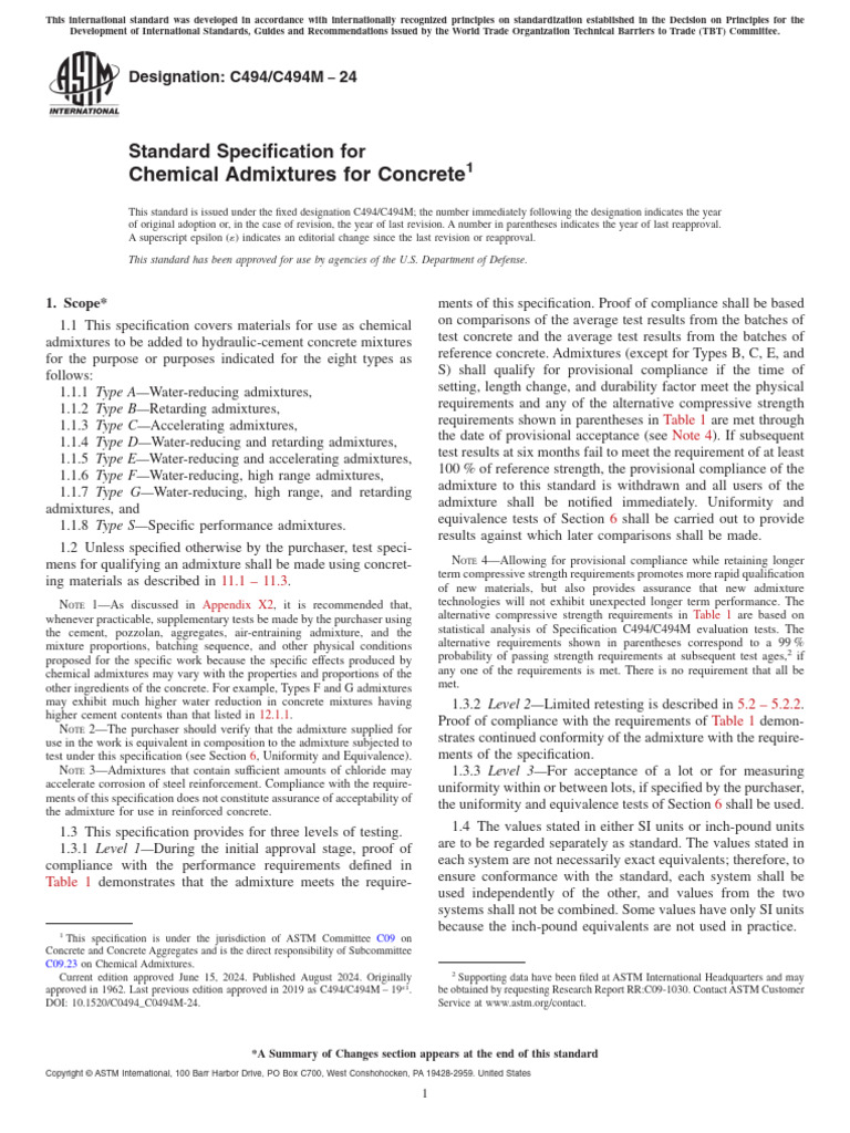 C494 C494m 24 Aditivo Pdf