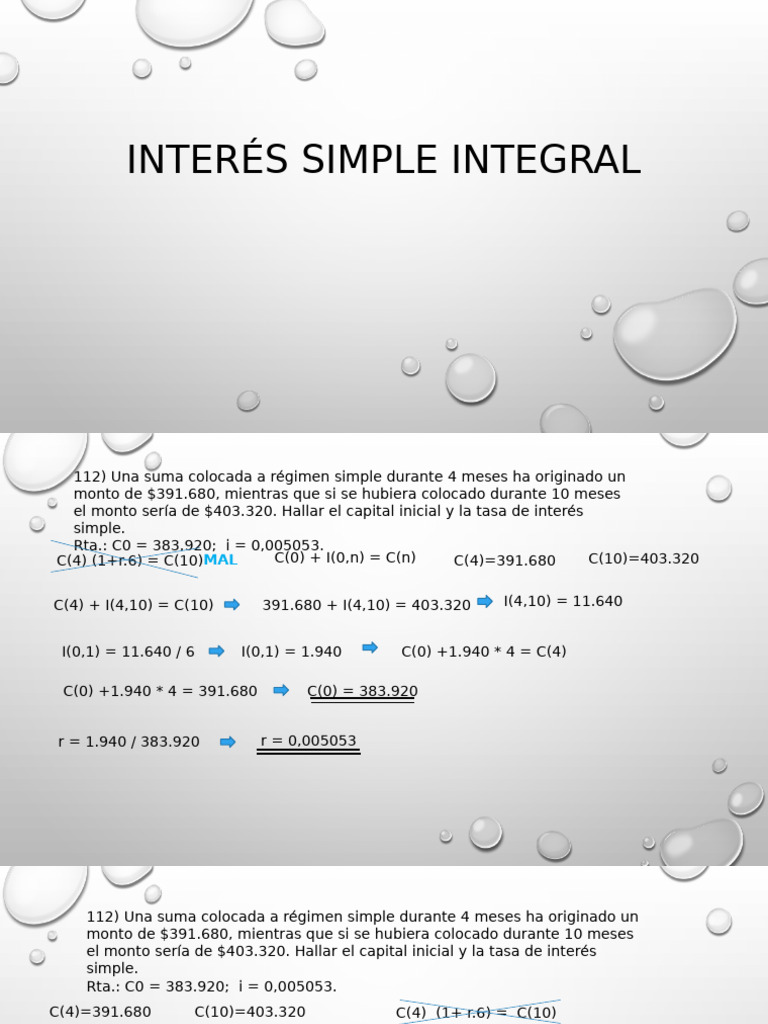 Int. Simple Integral Con Resol Ej 112 y 125 Fin | PDF