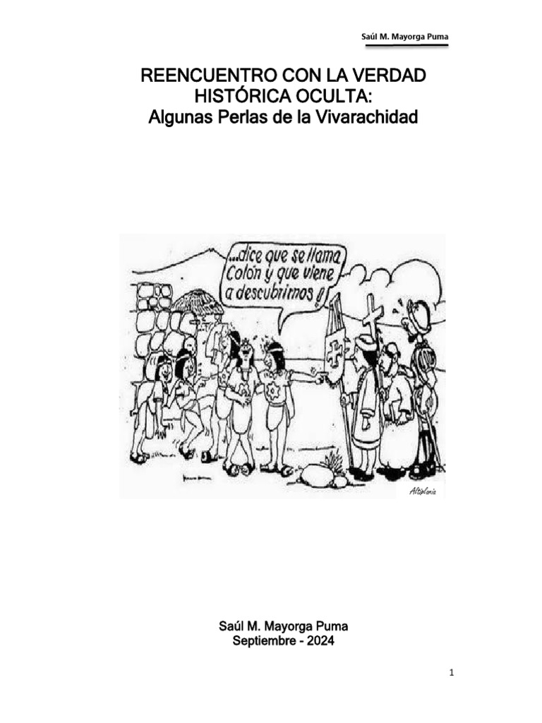REENCUENTRO CON LA VERDAD HISTÓRICA OCULTA: Algunas Perlas de La  Vivarachidad | PDF | Verdad | Adán y Eva