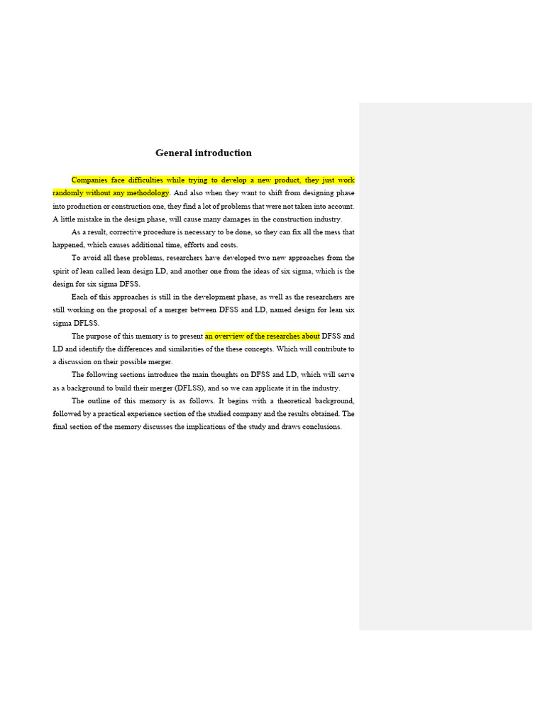 Rapport V1 LEAN DESIGN | PDF