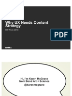 Why UX Needs Content Strategy