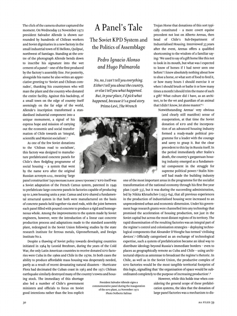 Allende's Soviet-Backed Housing Factory | PDF | Socialism