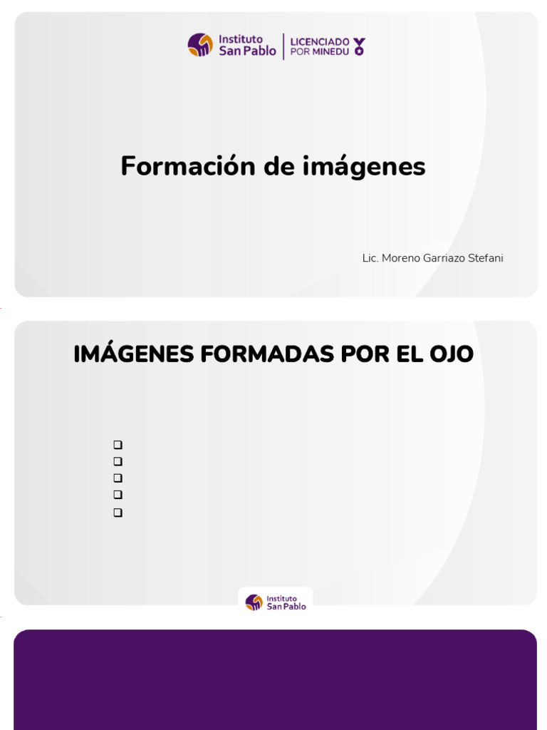 Formacion De Imagenes En El Ojo Pdf 