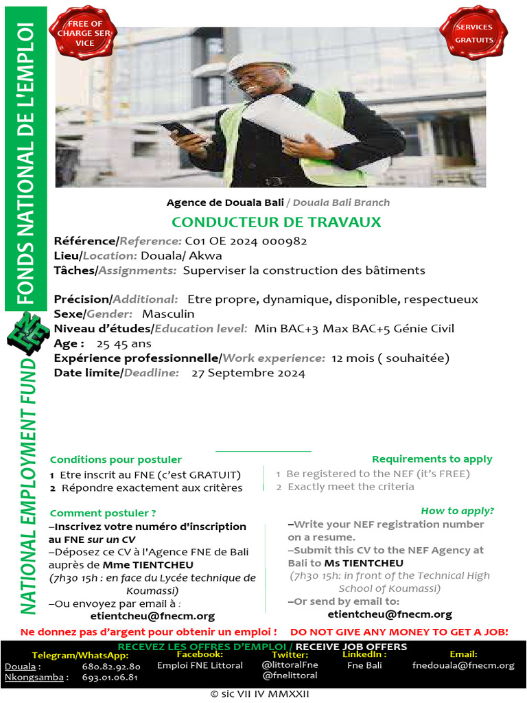 Conducteur de Travaux | PDF