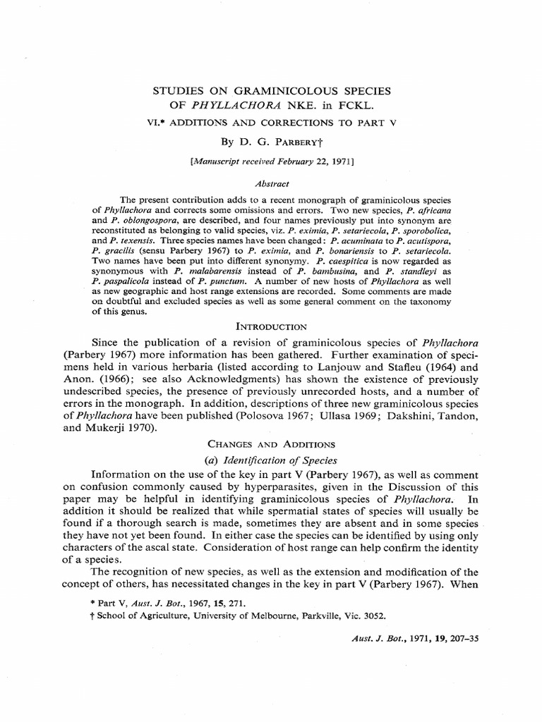 Parbery Vi | PDF
