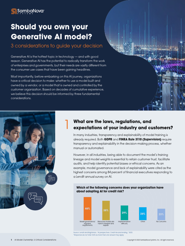 AI Model Ownership 3 Critical Considerations | PDF | Artificial ...