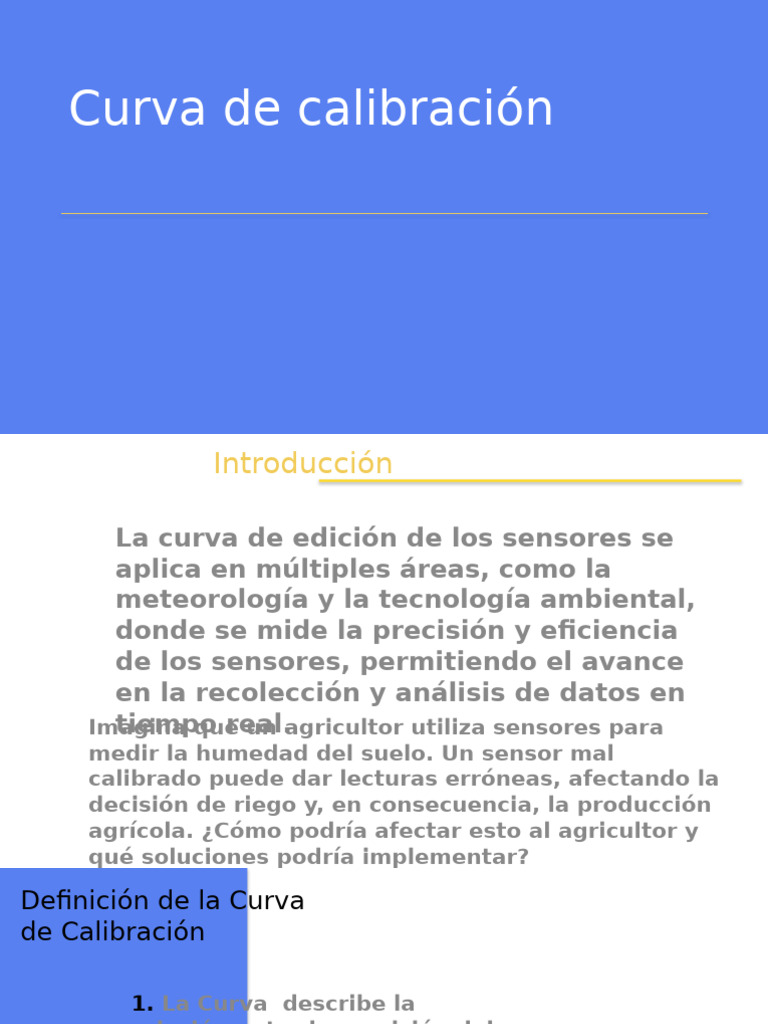 Curva de e de Los Sensores | PDF | Sensor | Calibración