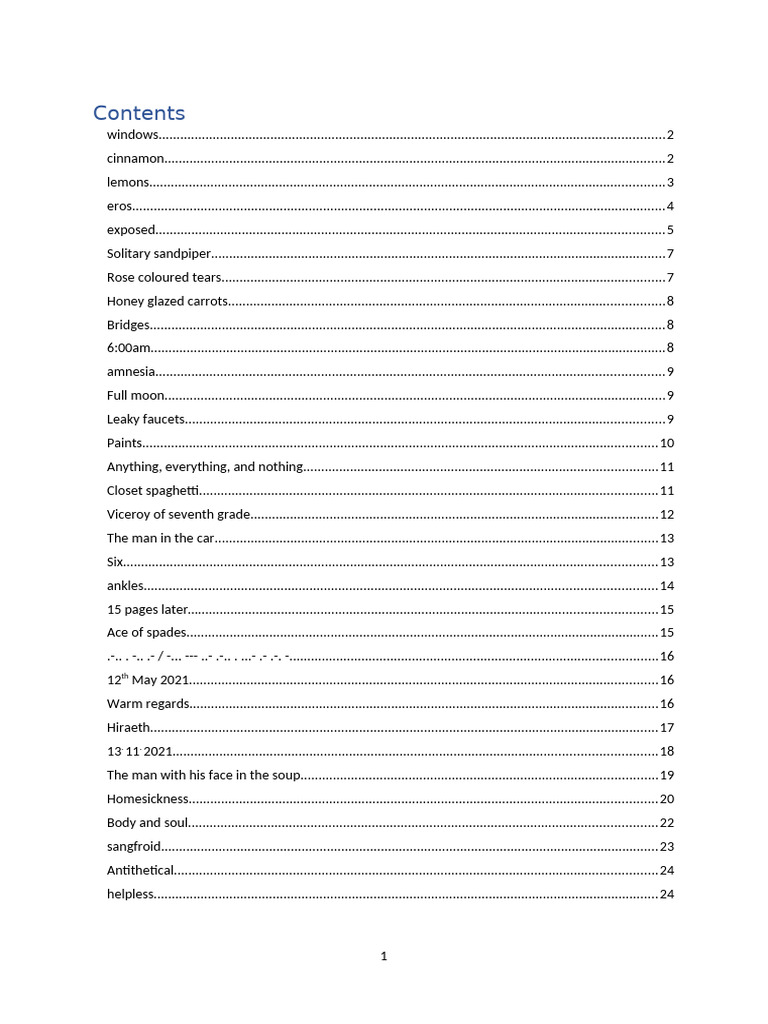 Poems | PDF