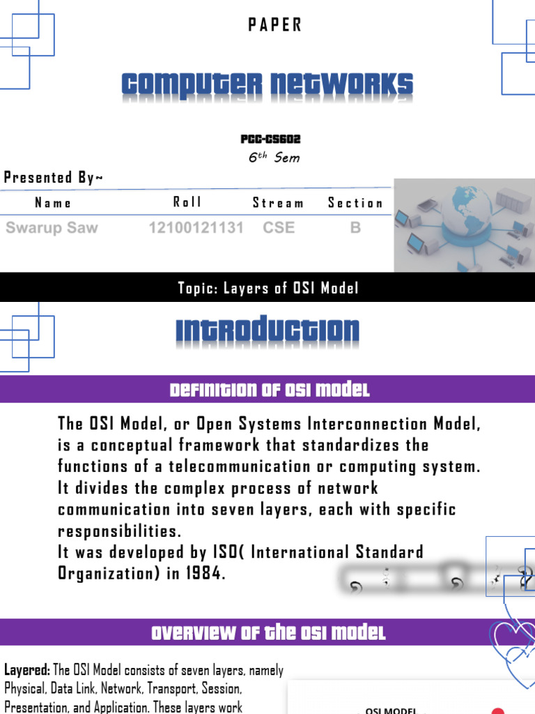 Computer Networks Report Writing Makaut | PDF
