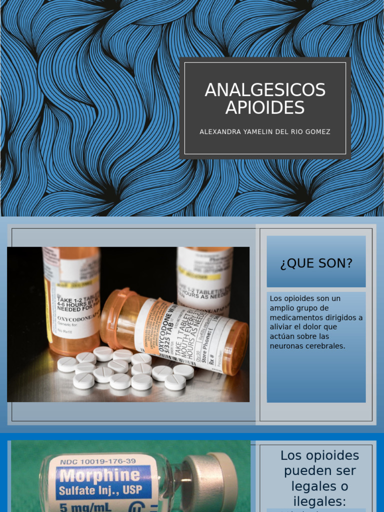 ANALGESICOS OPIODES | PDF