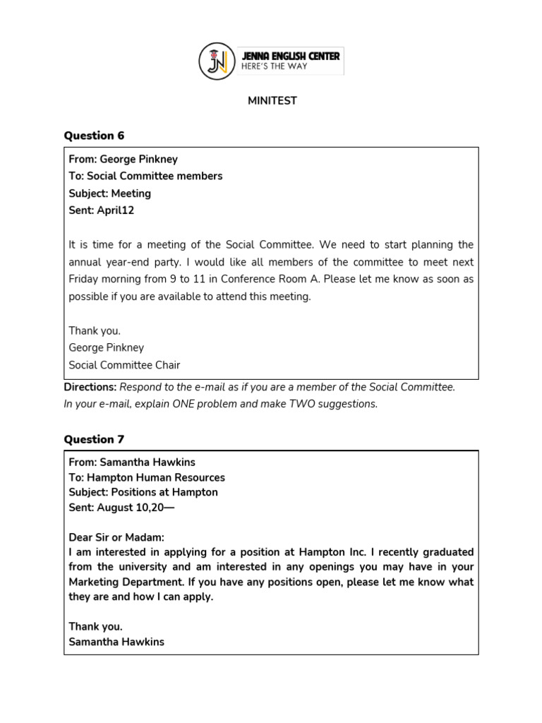 Full Test 2 | PDF