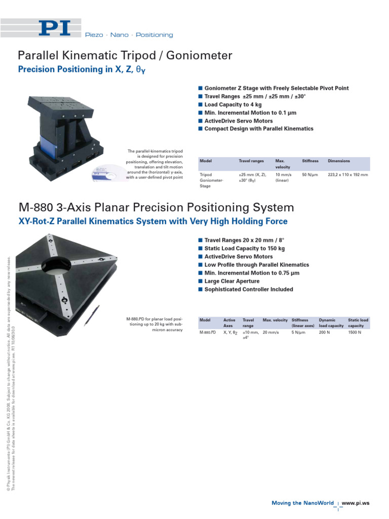 PK_TP_Precision_Positioning_Stage | PDF