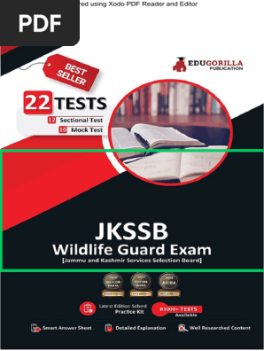 JKSSB Wildlife Guard Book Ek122 (1) (1) - Processed | PDF
