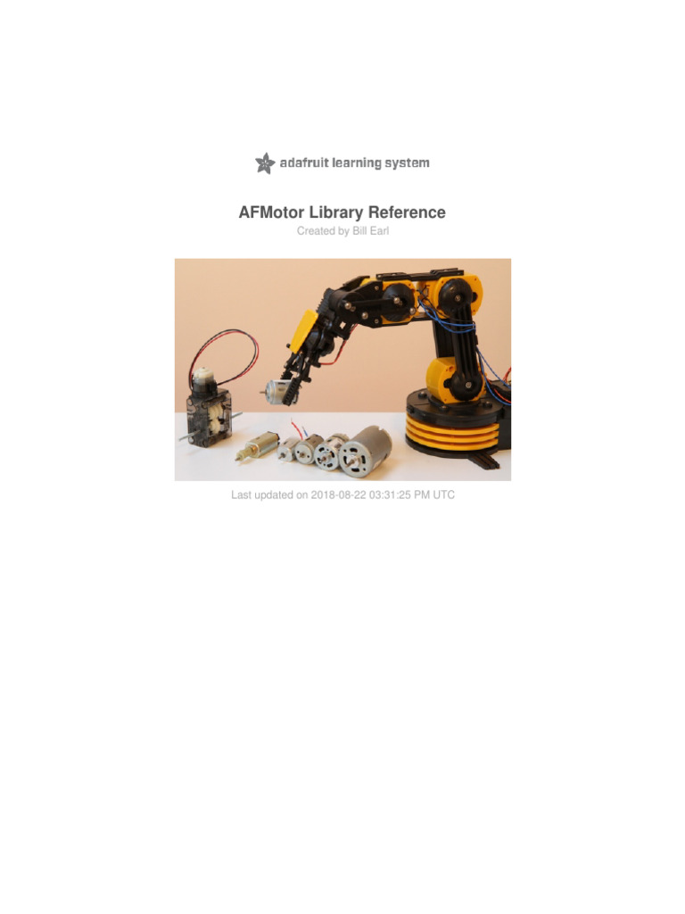 Afmotor Library Reference | PDF