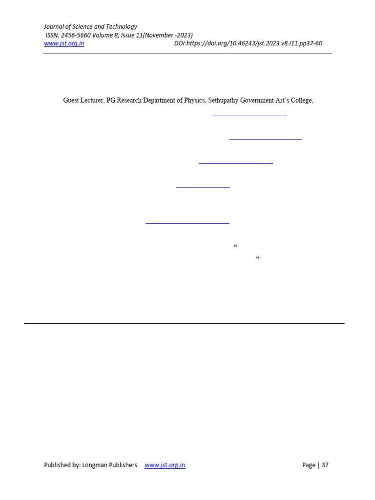 Scopus Indexed Journals 2023-2024 List | PDF | Fluid Dynamics | Science ...