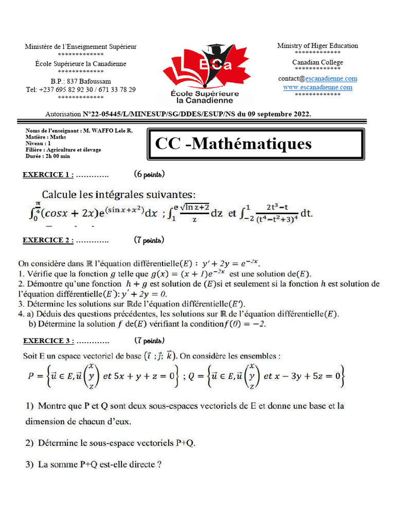 CC Maths | PDF