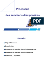 Procédures Disciplinaires Au Travail