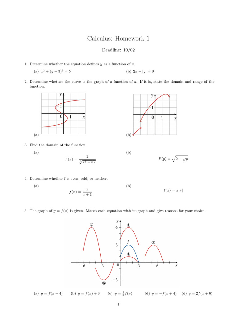 Homework 1 | PDF