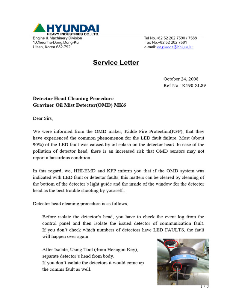 11 - Service Letter | PDF