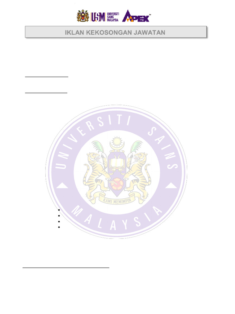 Iklan Jawatan Kosong Pemandu Kenderaan JPPF | PDF