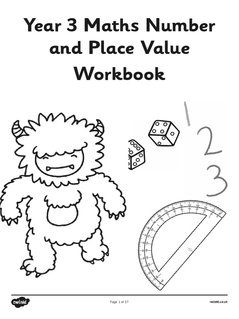 Number and Place Value Workbook | PDF