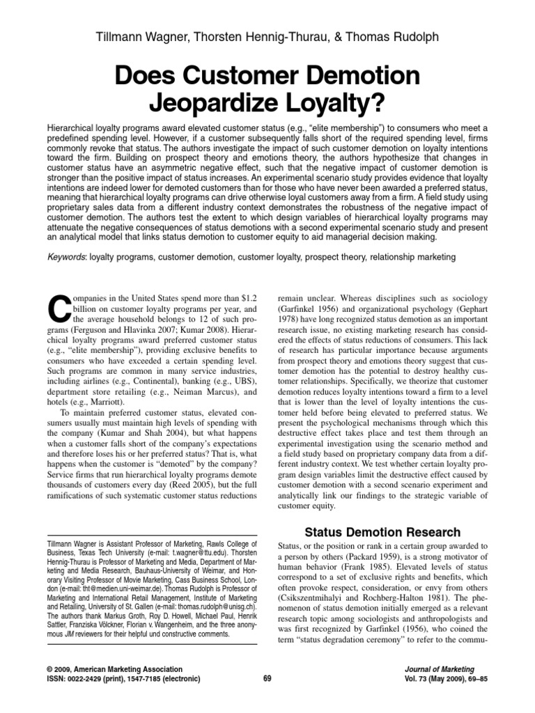 Wagner Et Al 2009 | PDF