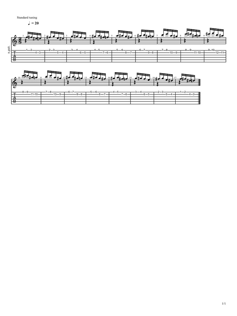 Standard Tuning | PDF