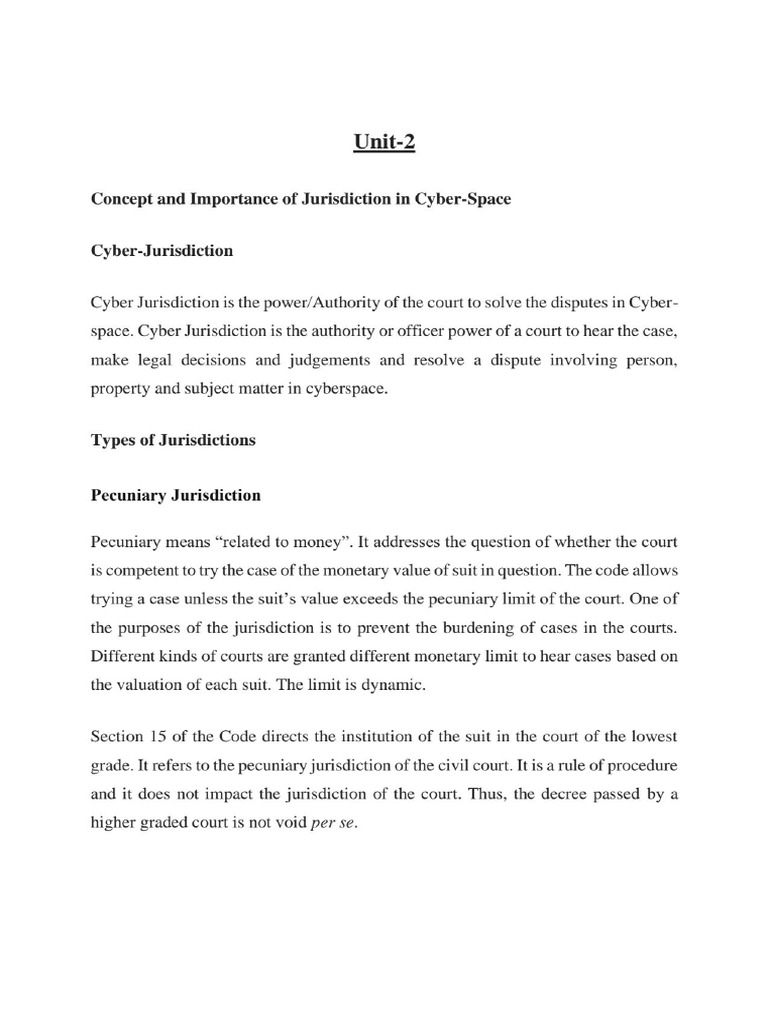 Unit-2 IT Act | PDF