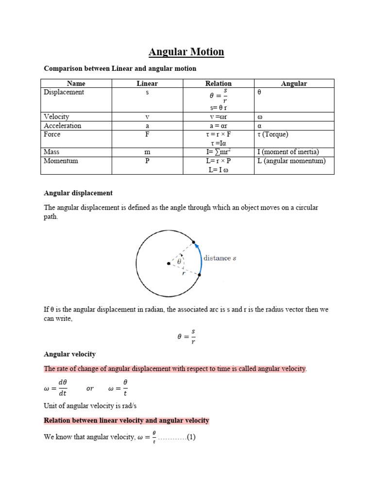 Angular Momentum | PDF