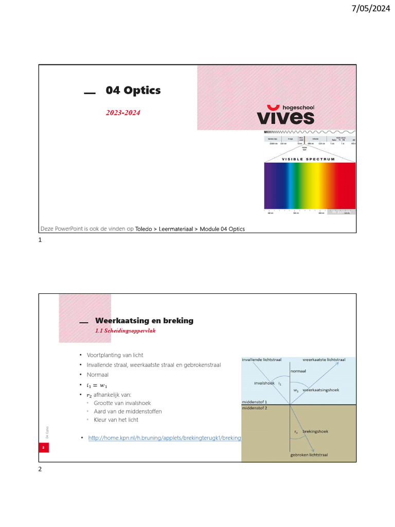 Optics | PDF
