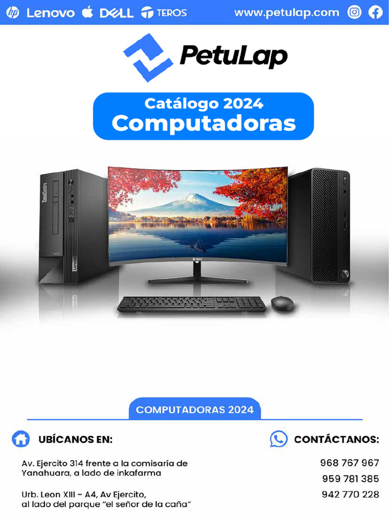 CATÁLOGO PC y COMPUTADORAS DE ESCRITORIO. | PDF | Computadora de ...