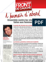 Tract Contre Les Violences Faites Aux Femmes