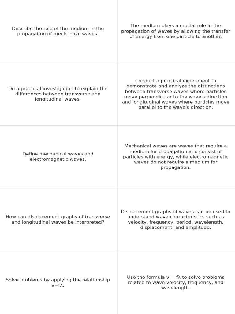 Flashcards | PDF
