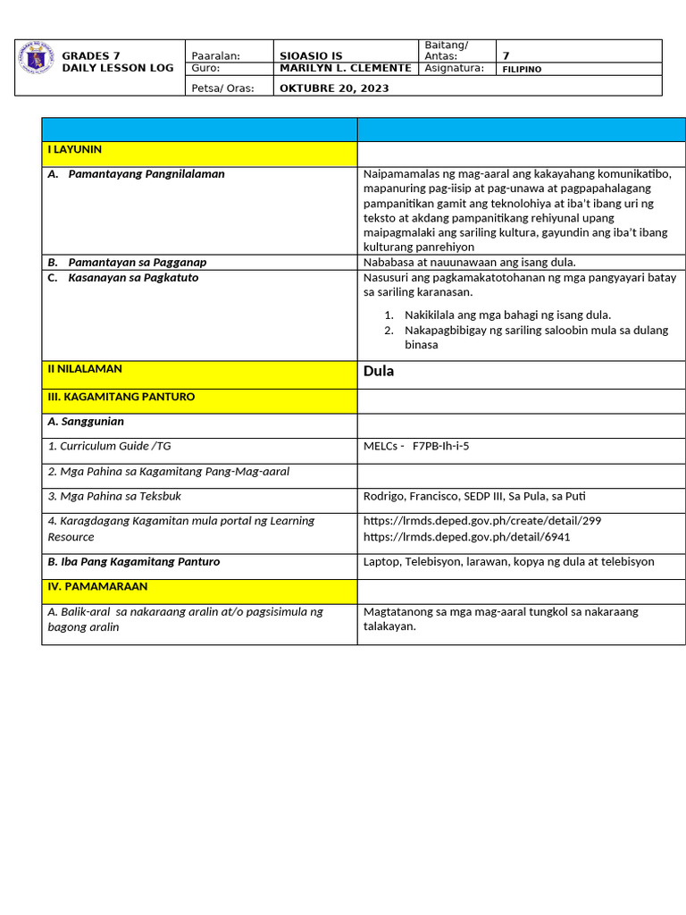 Cot 1 | PDF