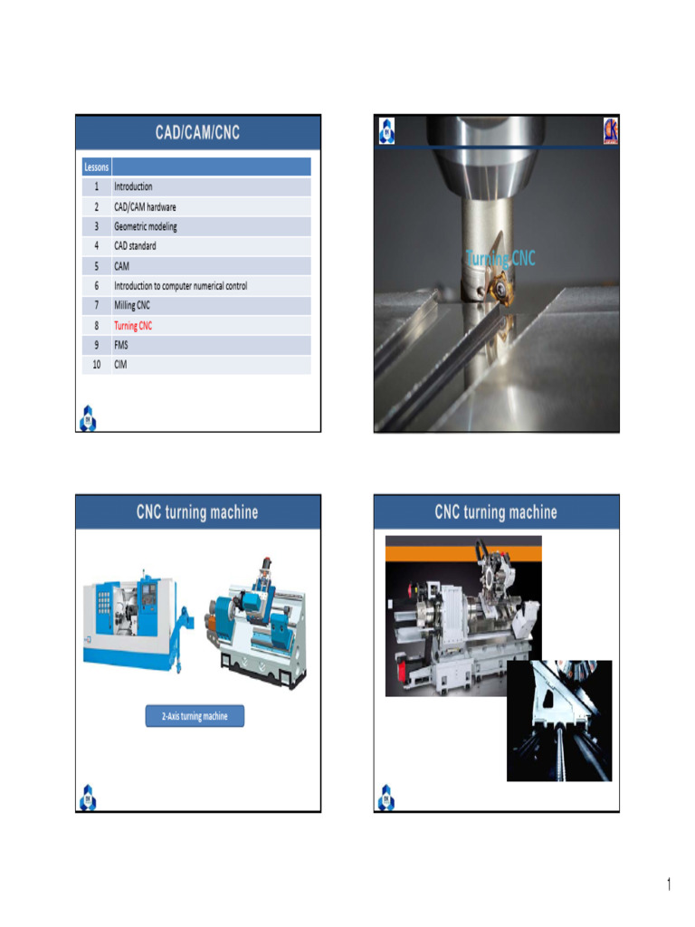 CAD CAM CNC Lesson9 | PDF | Numerical Control | Metalworking